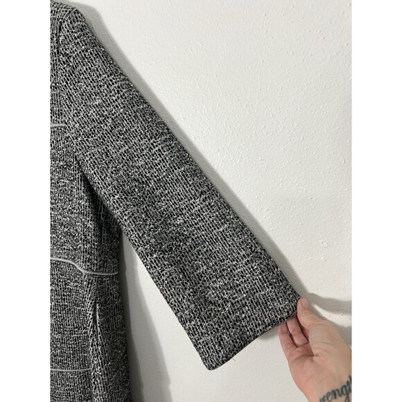 CABI The Times Long Tweed Blazer Jacket Size Medium - Picture 13 of 16